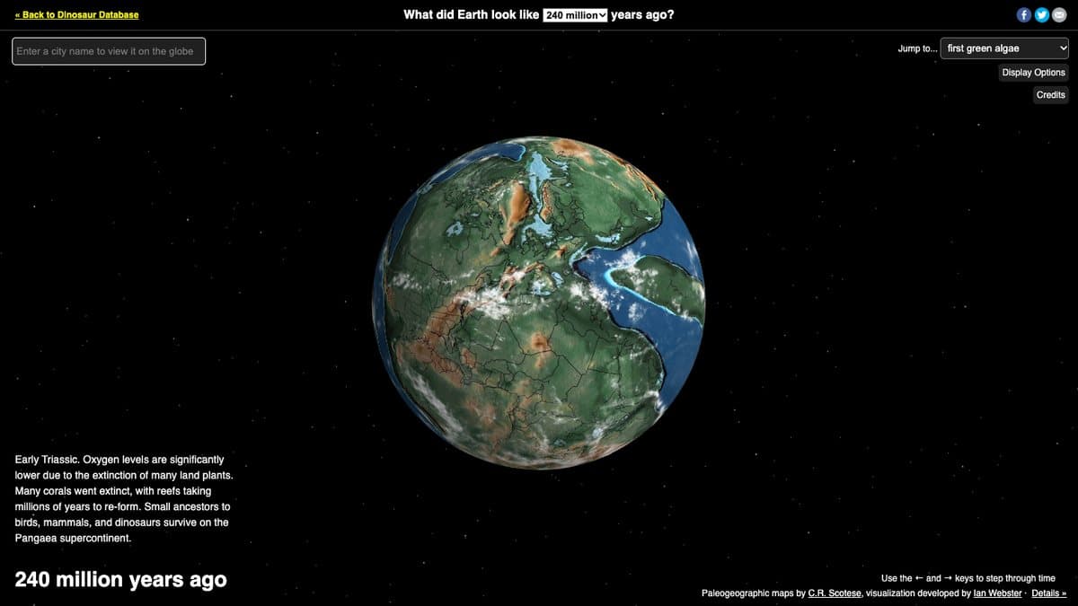 Ancient Earth website